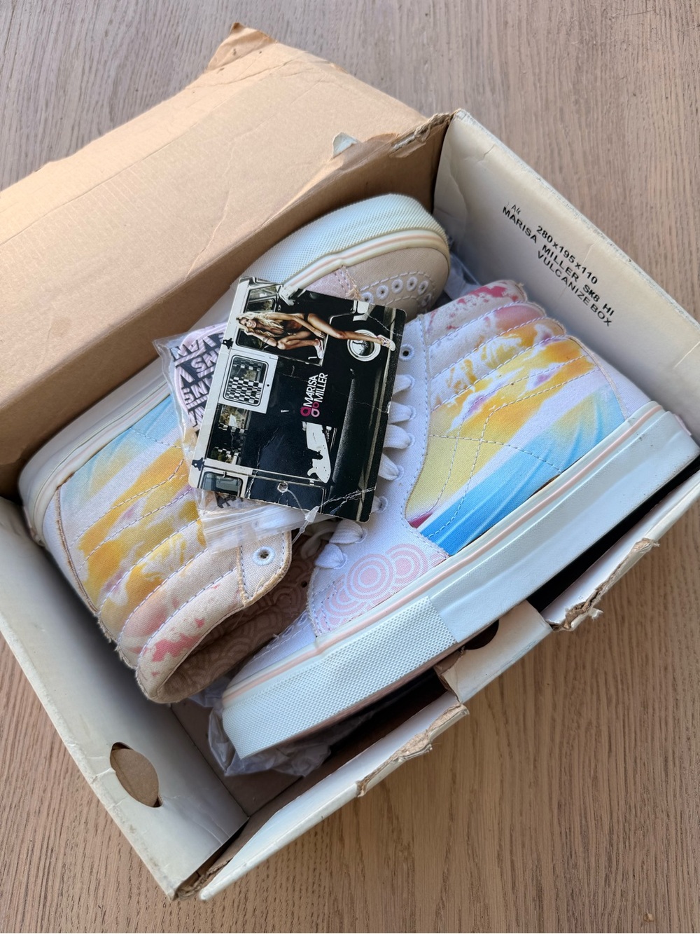 “VERY RARE- SAMPLES NOT FOR RESALE” 2008 Marrisa Miller x VANS Sk8-Hi